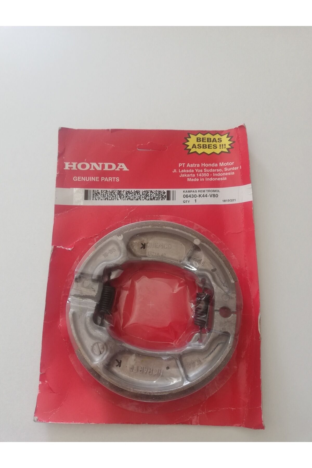 125 Abs Li Arka Fren Balatası Orj