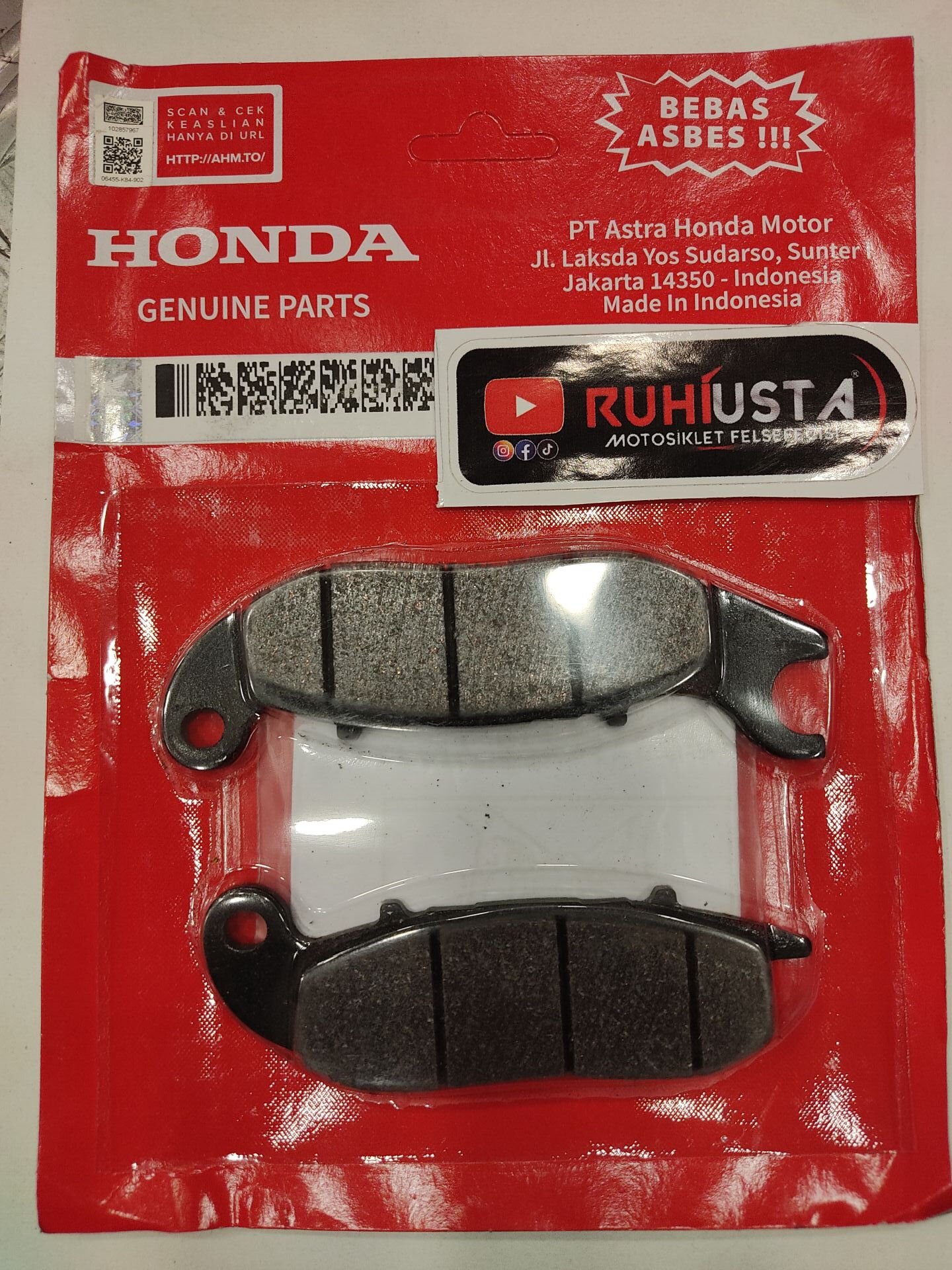 PCX ÖN FREN BALATASI