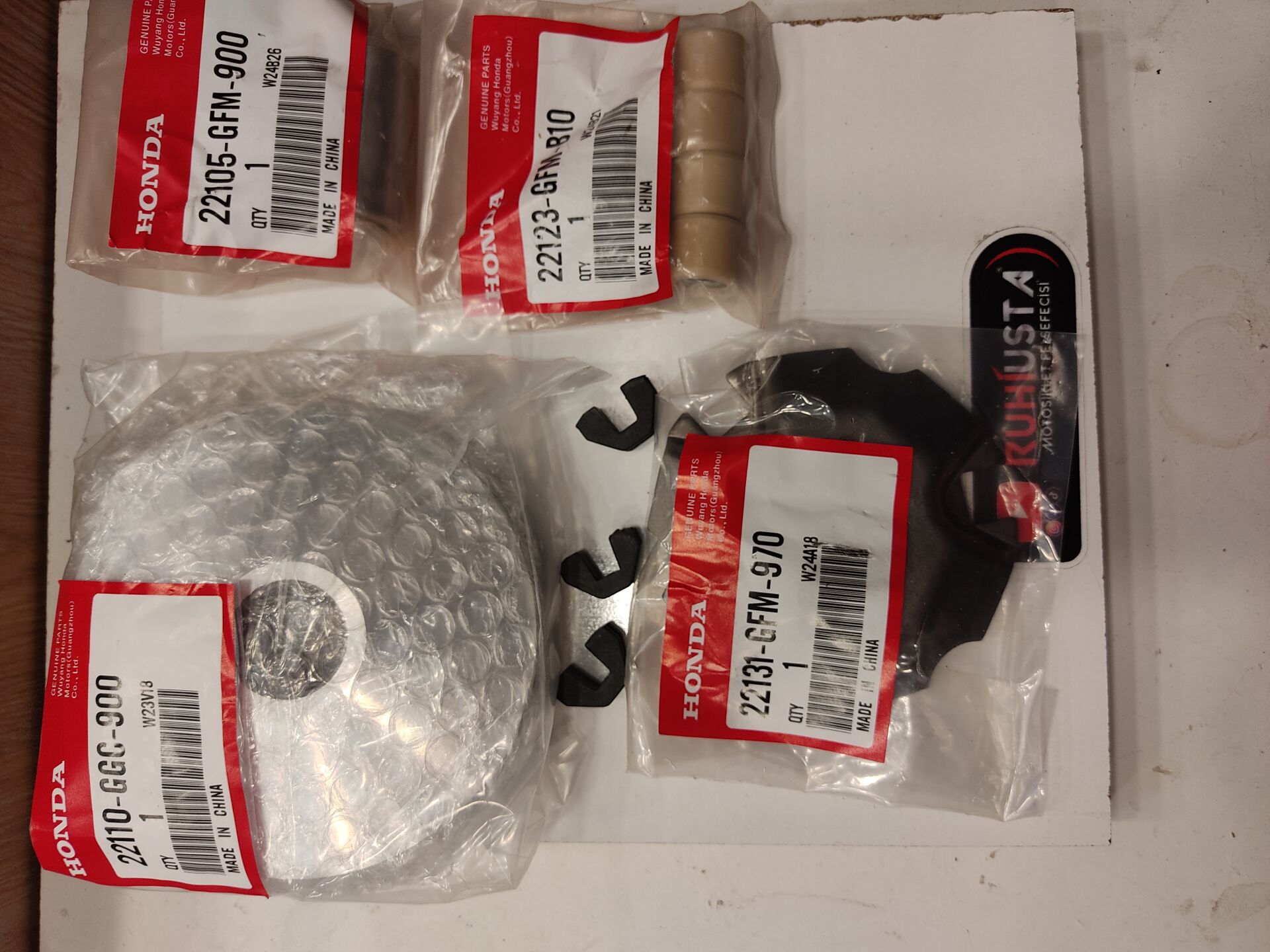 HONDA SPYC ÖN VARYATÖR SETİ